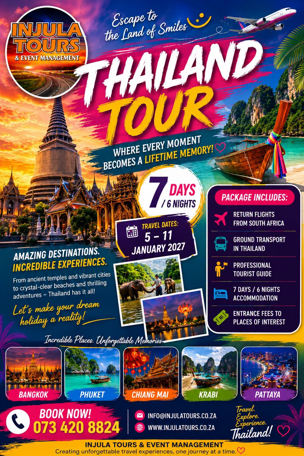 Thailand Tour, Land of Smiles