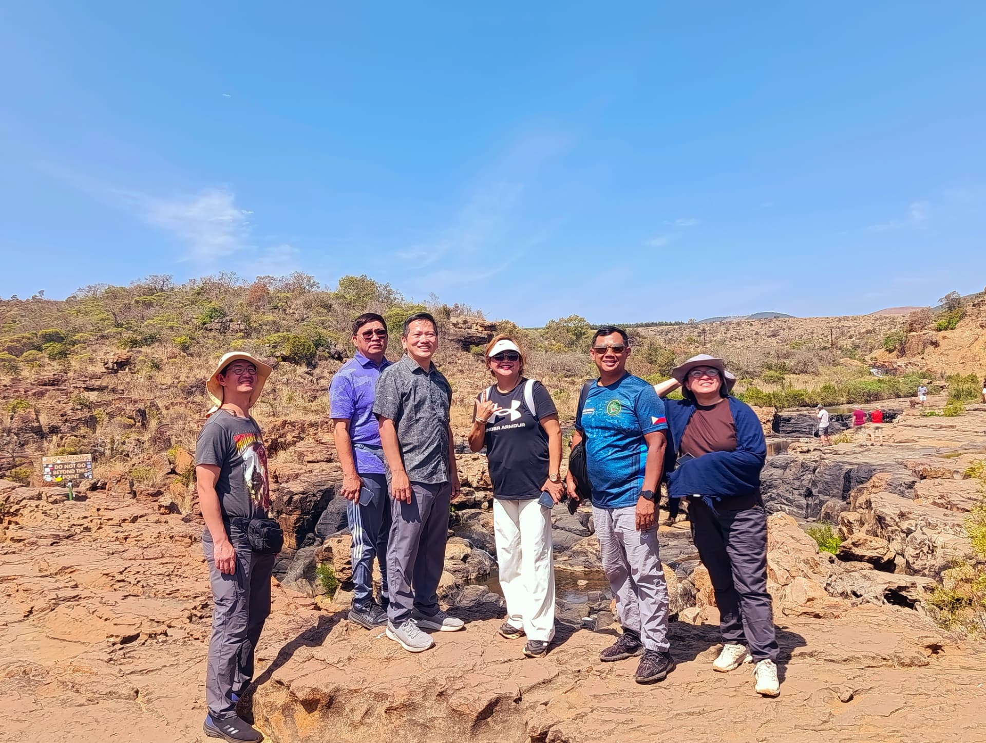 Guests at Bourke's Luck Potholes on the Panorama Route